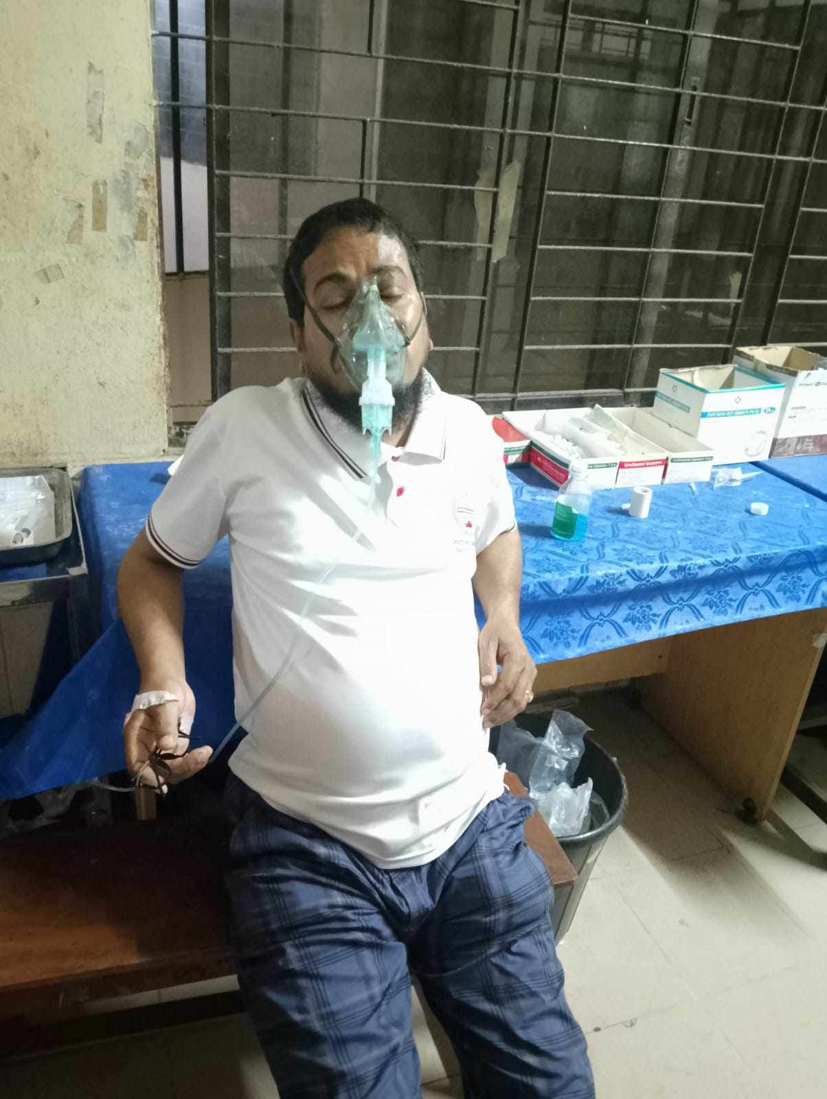 ভাইঘাট কলেজের অধ্যাপক সাংবাদিক আবু সাইদ ও তার সহধর্মিণী সড়ক দুর্ঘটনায় আহত