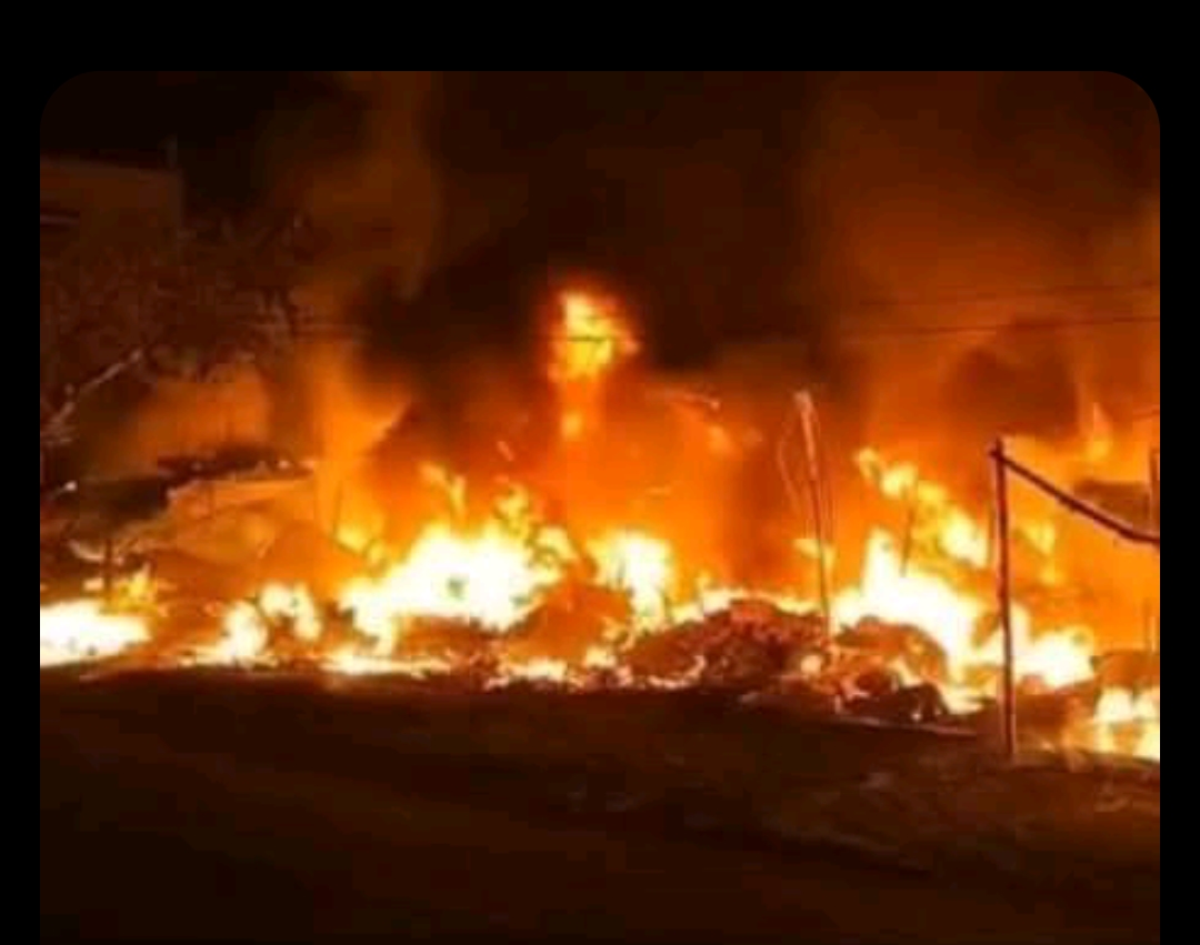 নীলফামারীতে অগ্নিকান্ডে বসতবাড়ি সহ ৭ গরু পুড়ে ছাই