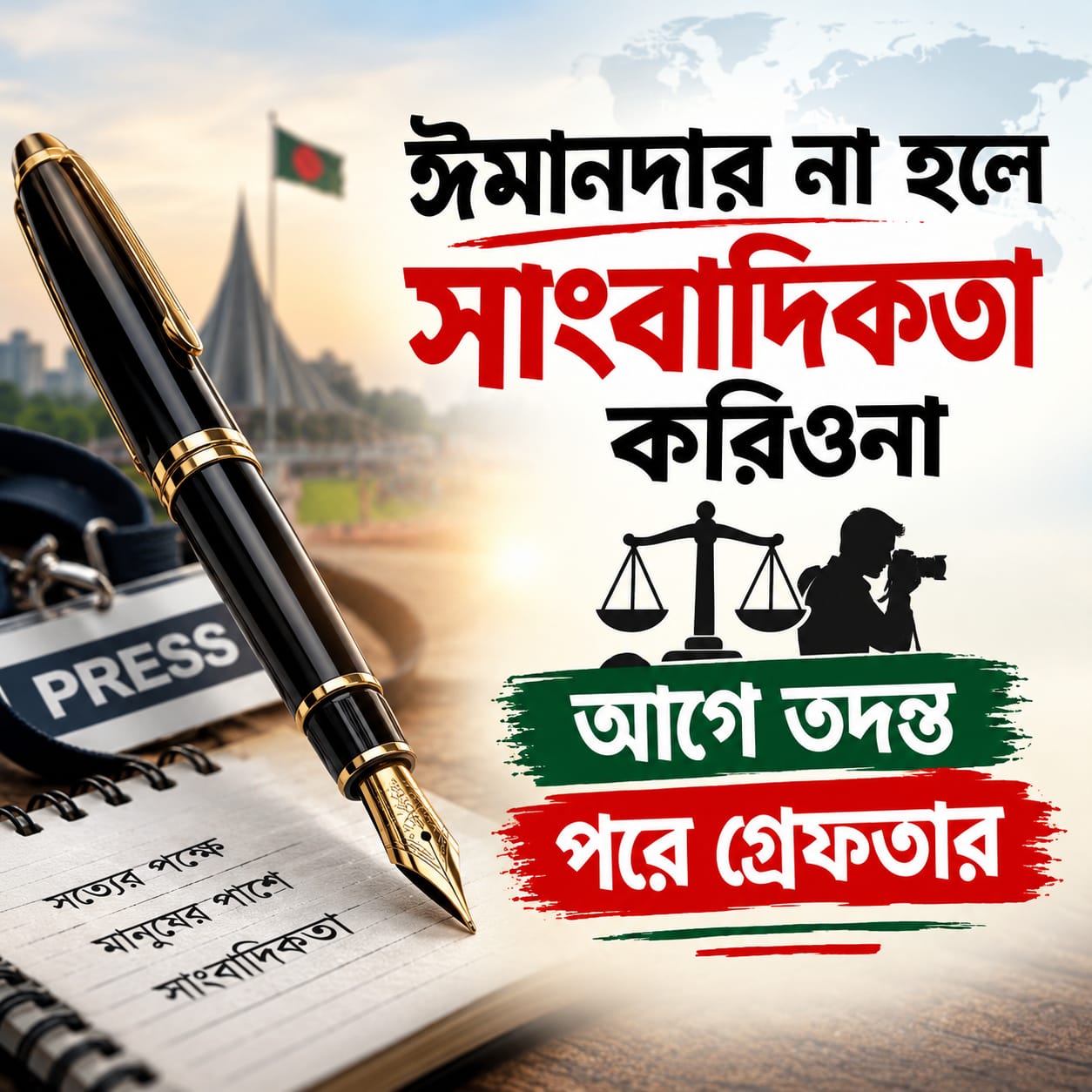 সাংবাদিকদের সুরক্ষায় নতুন আইনি কাঠামোর দাবি,